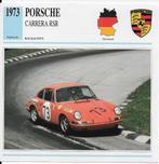 M7 autokaart porsche carrera rsr  afmetingen: 14 x 14 cm, Ophalen of Verzenden, Auto's
