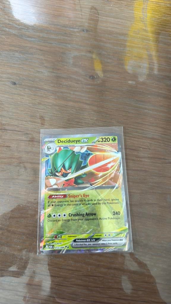 Perfect Order  Decidueye EX, Ophalen of Verzenden, Zo goed als nieuw
