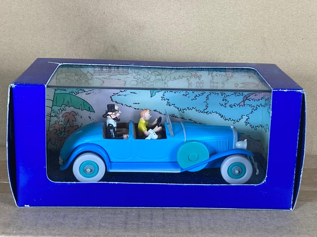 Tintin Kuifje auto De Lincoln Torpedo, Hobby en Vrije tijd, Modelauto's | 1:43, Overige merken, --, Auto, Ophalen of Verzenden