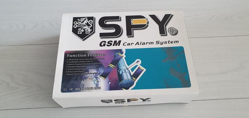 Splinternieuw SPY auto alarm te koop (nieuw in doos), Ophalen of Verzenden, Nieuw