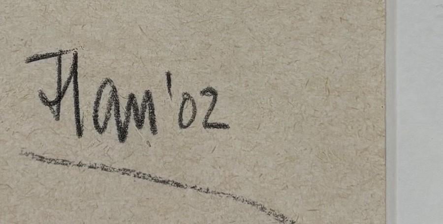 1282. Tekening - vrouwelijk naakt, 2002, Ophalen of Verzenden