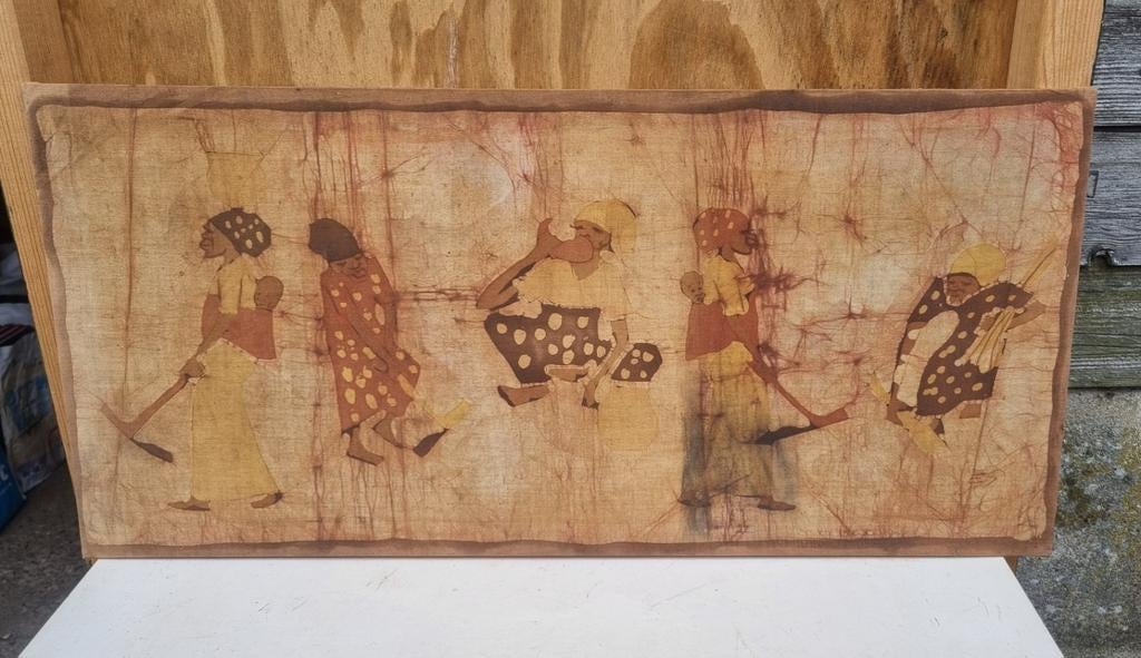 Batik doek, Ophalen