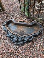 Uniek gietijzeren vogeldrinkbak prachtig uitgesneden, Tuin en Terras, Ophalen, Zo goed als nieuw