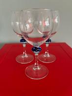 LUMINARC  —. BLUE MARBLE BALL. —  1980., Verzamelen, Glas en Borrelglaasjes, Ophalen of Verzenden, Zo goed als nieuw, Overige typen