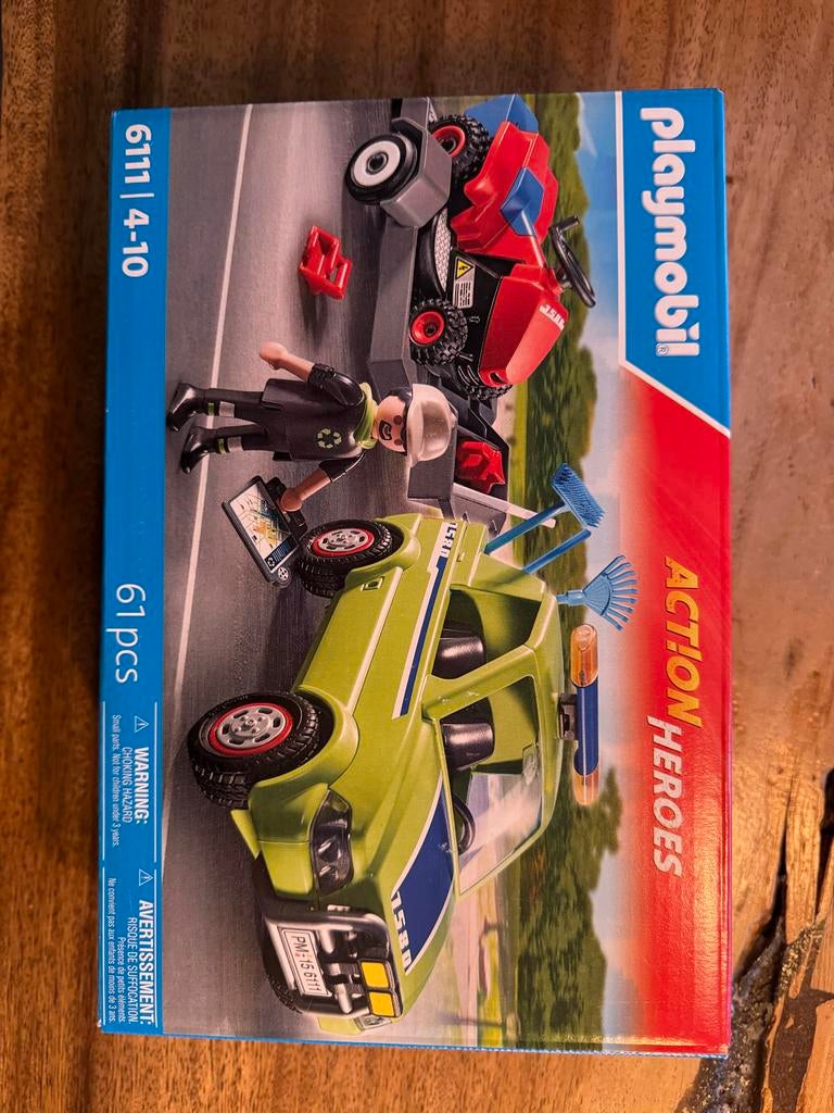 Playmobil Auto, Aanhanger & Grasmaaier - Complete Set, Ophalen of Verzenden, Gebruikt, Complete set