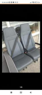 Set van 2 Gebruikte Bestelwagen Stoelen met Gordels, Ophalen of Verzenden