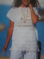 haken gehaaktpatroon patronen zomer jurkjes tuniekjes strand, Ophalen of Verzenden, Zo goed als nieuw, Haken, Patroon of Boek