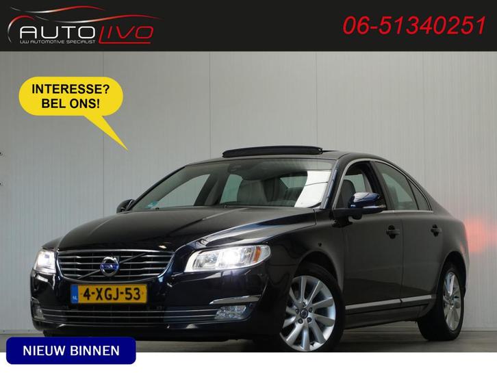 Volvo S80 2.0 D4 Summum 180 PK! AUTOMAAT! DAK LEER XENON NAV, Auto's, Volvo, Bedrijf, Te koop, S80, ABS, Adaptive Cruise Control