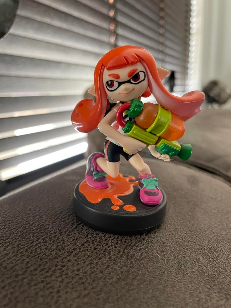 Amiibo Inkling, 1 speler, Ophalen of Verzenden, Zo goed als nieuw, Vanaf 3 jaar