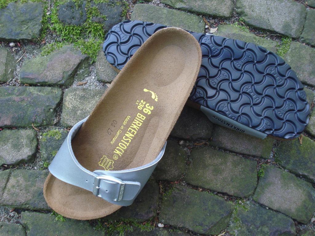 BIRKENSTOCK MADRID ZILVER NIEUW 36 GRATIS VERZENDING POST, Slippers, Overige kleuren, Birkenstock 36, Verzenden