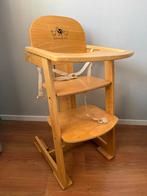 Bambino verstelbare kinderstoel - Houten meegroeistoel, Kinderen en Baby's, Kinderstoelen, Ophalen, Gebruikt, Meegroeistoel, Afneembaar eetblad