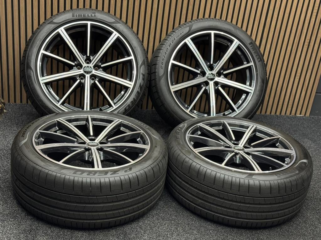 ZGAN! Originele 21 inch Audi Sport Q7 SQ7 5x112 ET31 Pirelli, Auto-onderdelen, Banden en Velgen, Ophalen, 285 mm, ., Banden en Velgen