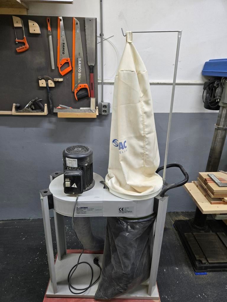 Contimac Afzuiger - houtmot / stofafzuiging voor werkplaats, Ophalen, Gebruikt, Afzuiger