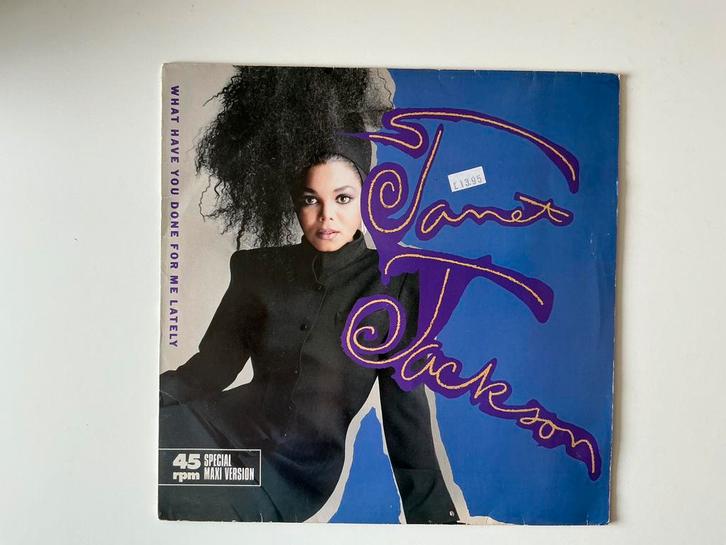 Janet Jackson – What Have You Done For Me Lately 12” disco, Cd's en Dvd's, Vinyl | Dance en House, Gebruikt, Disco, 12 inch, Ophalen of Verzenden
