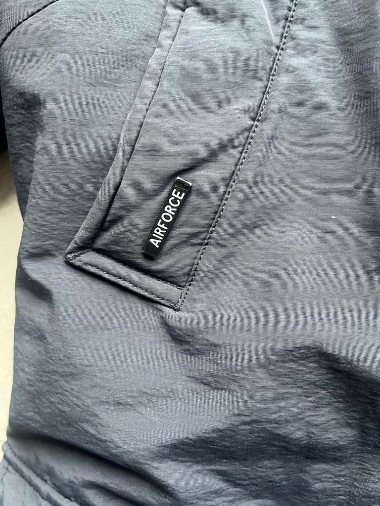 Dames Airforce jas met echte capuchon - Maat M/L, Ophalen of Verzenden, Zo goed als nieuw, Maat 38/40 (M), Zwart