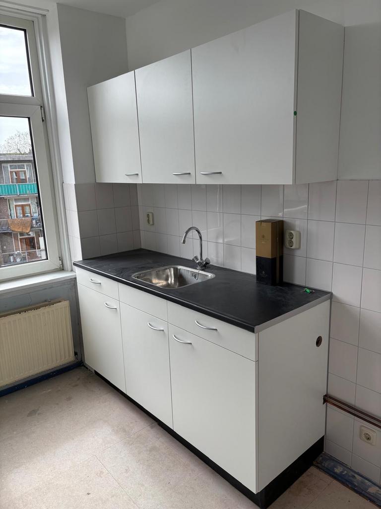Nieuwe gedemonteerde keuken, direct ophalen, Huis en Inrichting, Keuken | Complete keukens, Ophalen, Wit, Nieuw, Enkelwandige keuken