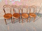 Set van 4 Thonet Fischel Patina, Ophalen of Verzenden
