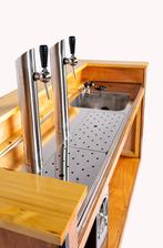 Te huur Dubbele Biertap Met Spoelbak, Ophalen of Verzenden, Nieuw, Overige