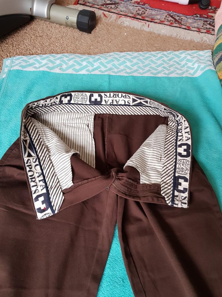 Scapa broek, Bruin, Maat 48/50 (M), Ophalen of Verzenden, Zo goed als nieuw
