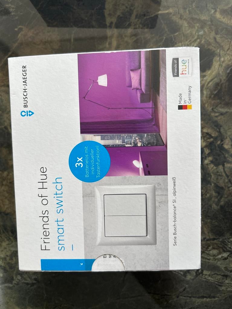Nieuwe Philips Hue Smart Switch Busch-Jaeger, Ophalen of Verzenden, Nieuw