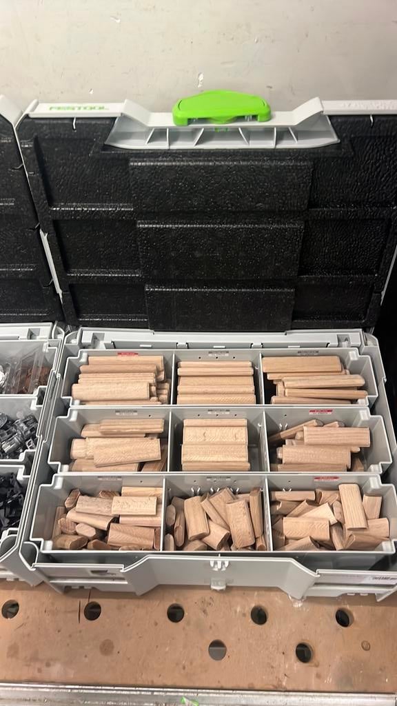 Festool accessoires domino df 700 2 koffer, Ophalen of Verzenden, Zo goed als nieuw