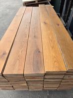 Eiken vloer 39 m2 multivloer 18 cm breed 2,5 cm dik top 7 mm, Doe-het-zelf en Verbouw, Vloerdelen en Plavuizen, Ophalen, Gebruikt