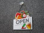 BRUGSE ZOT BIER OPEN BORD, Ophalen, Gebruikt, Reclamebord, Plaat of Schild, Overige merken