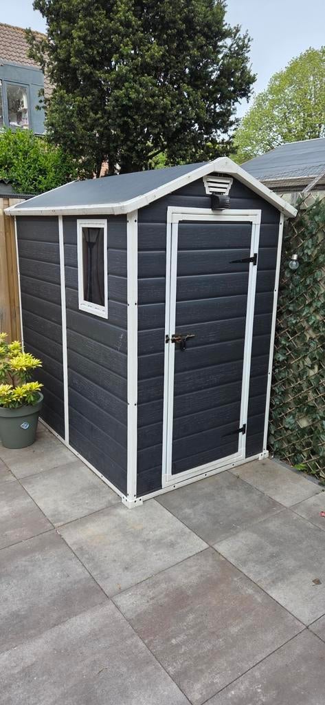 Keter Tuinschuur - Compact en Duurzaam, Kunststof, Gebruikt, Schuur, Minder dan 200 cm