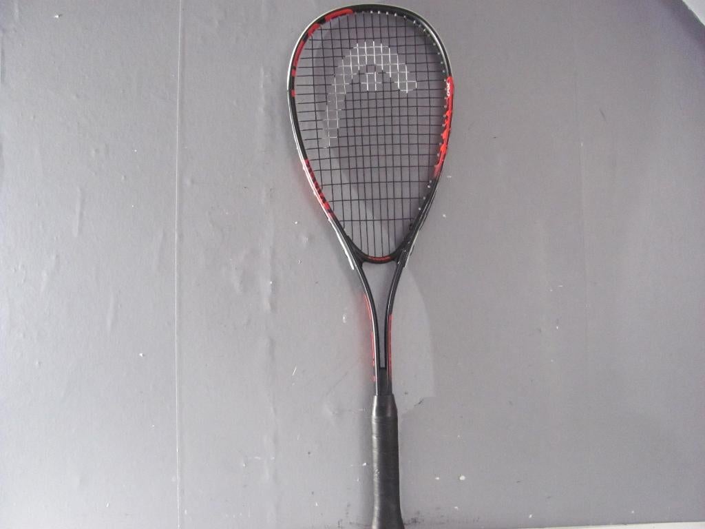 Squashracket van Head cyber edge met aft, Sport en Fitness, Squash, Ophalen of Verzenden, Zo goed als nieuw, Racket, Met hoes