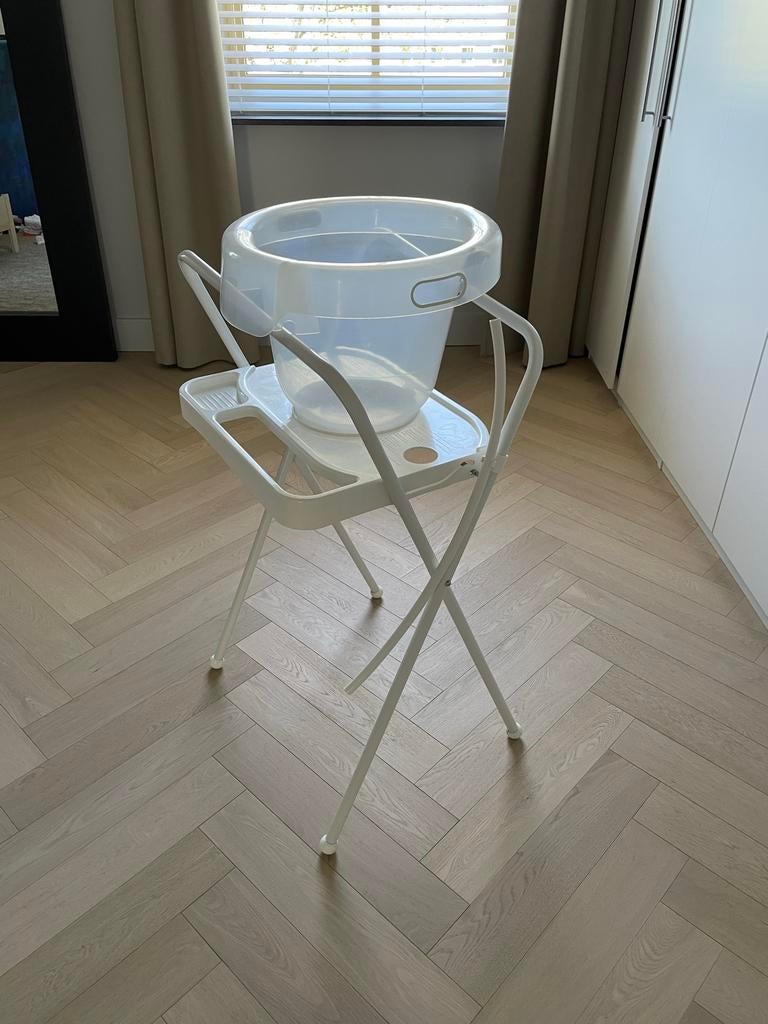 Bébé-jou Tummy Tub met standaard en badthermometer, Ophalen, Gebruikt, Tummy Tub, Bébé-jou