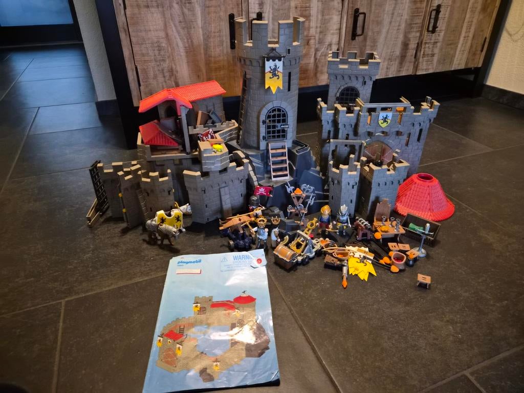 Playmobil Kasteel  met toebehoren, Ophalen, Gebruikt, Complete set