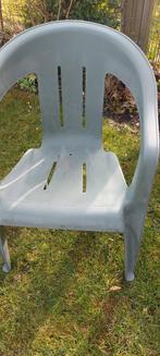 Tuinstoelen stapelbaar 4× /terras/groen/kunstof kuipstoelen, Tuin en Terras, Ophalen of Verzenden, Gebruikt, Kunststof, Stapelbaar