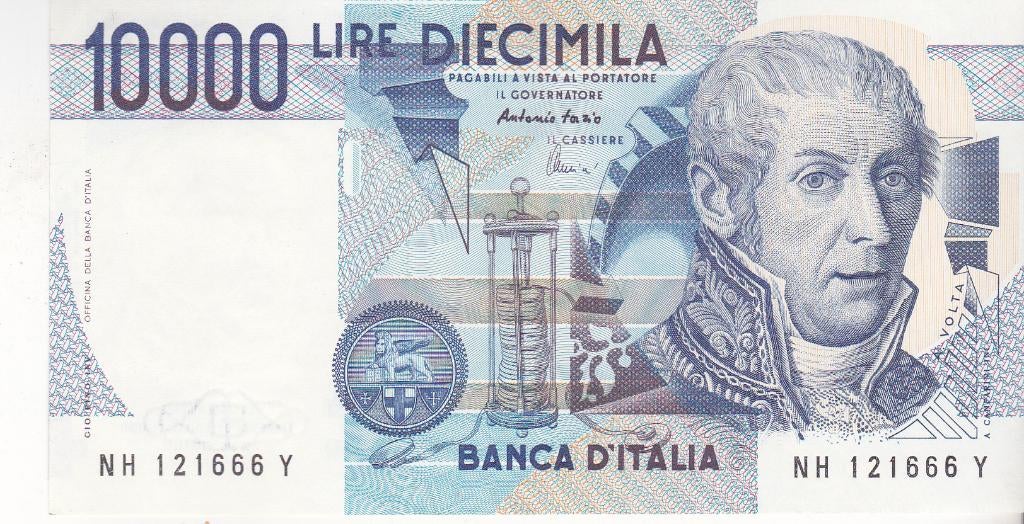 ITALIE  10.000  LIRE  Prachtig, Postzegels en Munten, Bankbiljetten | Europa | Niet-Eurobiljetten, Ophalen of Verzenden, Italië