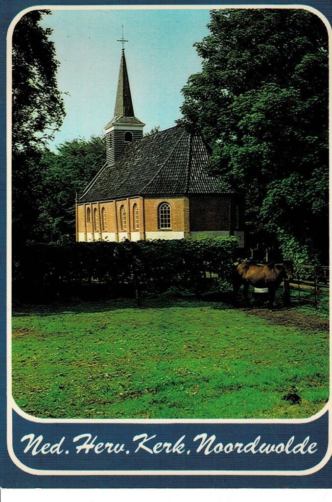 Noordwolde, Kerk, Ophalen of Verzenden, Ongelopen, Friesland