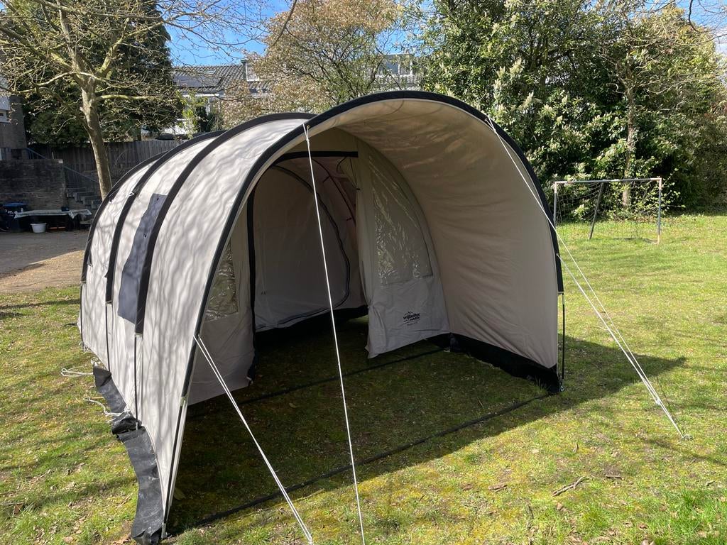Vrijbuiter Rhodos 4 TC tunneltent - technisch katoen, Caravans en Kamperen, Tenten, tot en met 4, Gebruikt, Ophalen