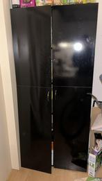 Zwarte opbergkast, Huis en Inrichting, Ophalen, Gebruikt