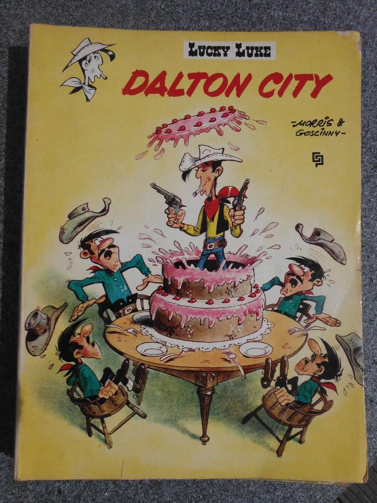 Lucky Luke. Dalton City. 1970. 1 ste druk., Boeken, Eén stripboek, Ophalen of Verzenden, Gelezen