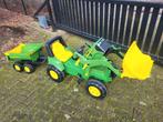 Rolly Toys John Deere traptractor met aanhanger, Kinderen en Baby's, Ophalen, Gebruikt, Trapvoertuig