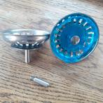 gootsteen afvoer zeef / plug, Ophalen of Verzenden, Nieuw, Rvs, Wastafel