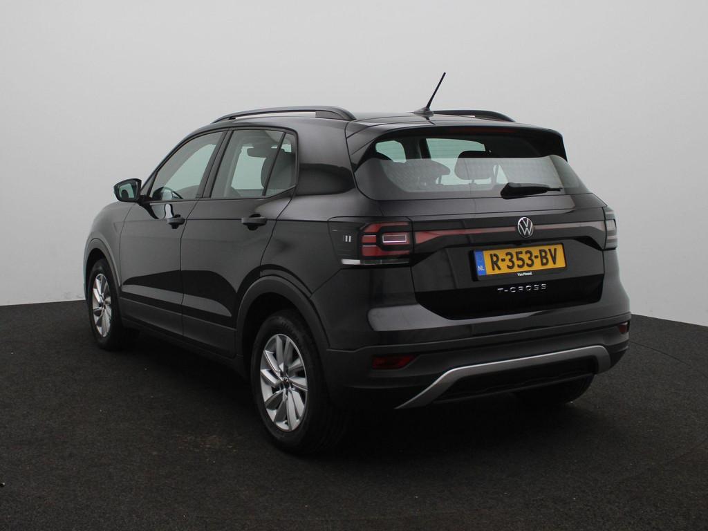 Volkswagen T-Cross 1.0 TSI Life | Adaptive cruise control |, Gebruikt, Zwart, Origineel Nederlands, Bedrijf