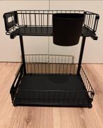 Uitschuifbare Keukenkast Organizer Zwart - 2 Lagen, Ophalen of Verzenden, Zo goed als nieuw