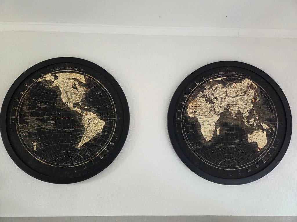Wereld schilderij, Ophalen, Zo goed als nieuw, Schilderij, Minder dan 50 cm