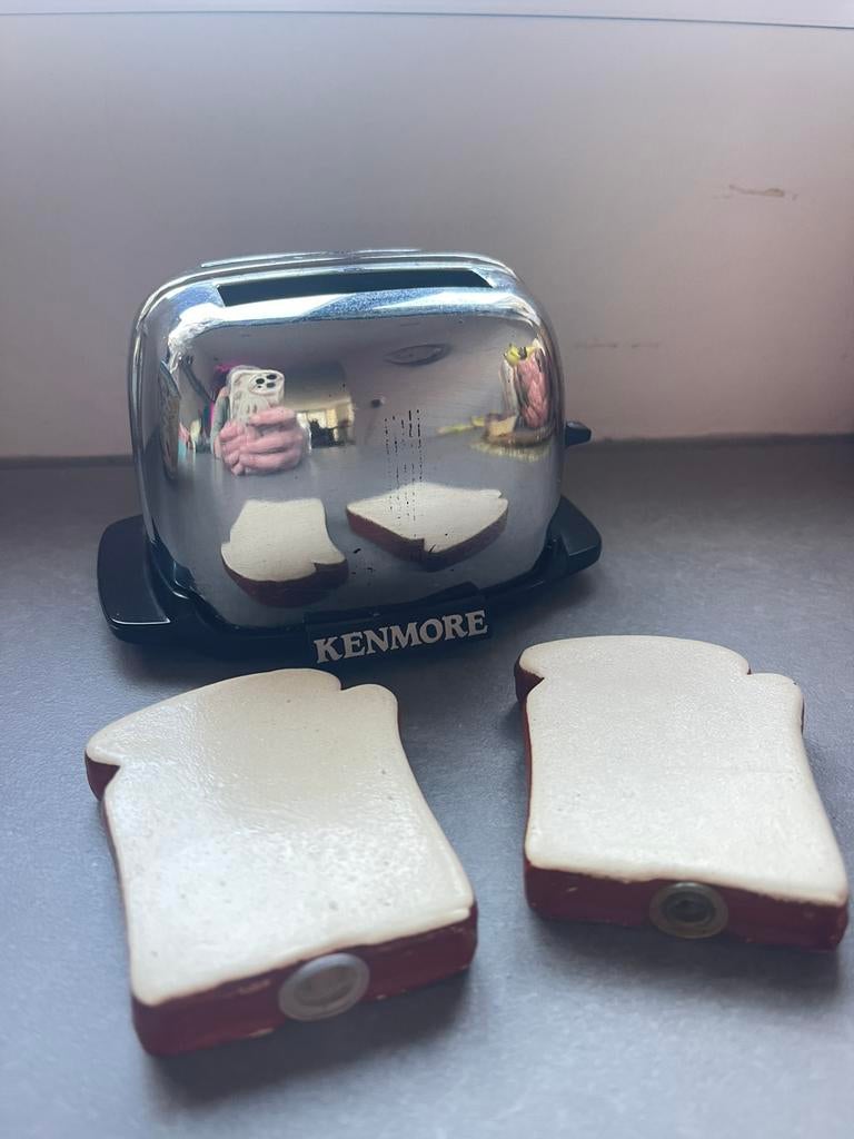 Vintage kenmore peper en zout stel broodrooster chroom 1986, Verzamelen, Ophalen, Zo goed als nieuw