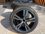 Originele 19” Volvo V60 velgen schadevrij met 7mm winterband, Gebruikt, Banden en Velgen, Winterbanden, Personenwagen