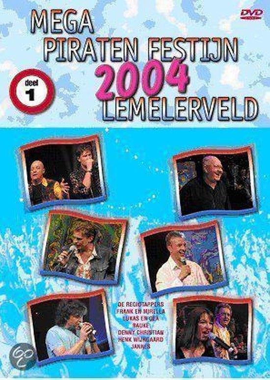 Mega piraten festijn 2004 Lemelerveld  1 & 2 - 2 DVD's, Alle leeftijden, Boxset, Muziek en Concerten, Ophalen of Verzenden