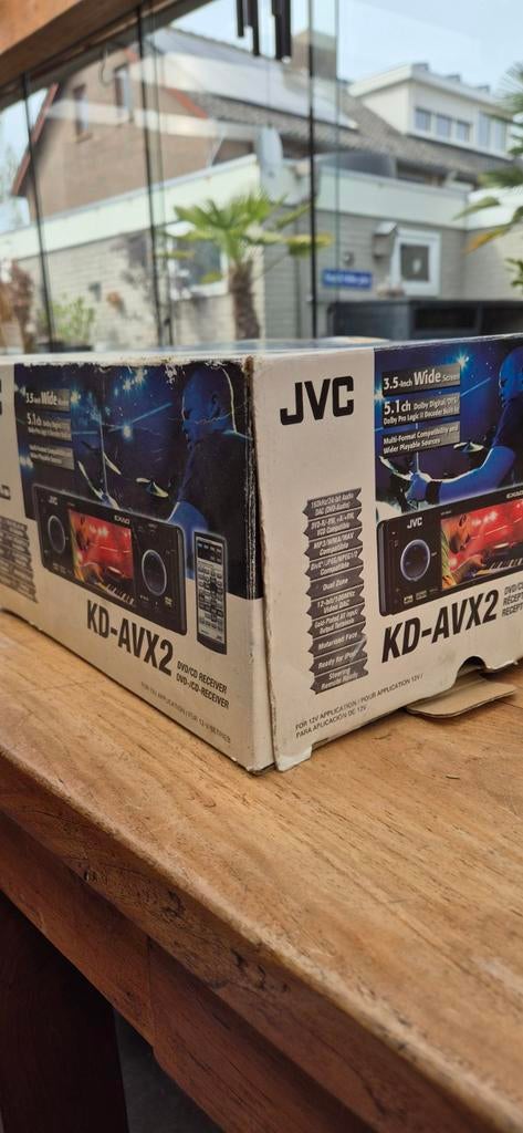 JVC KD-AVX2 autoradio met DVD-speler en afstandsbediening, Ophalen of Verzenden, Zo goed als nieuw