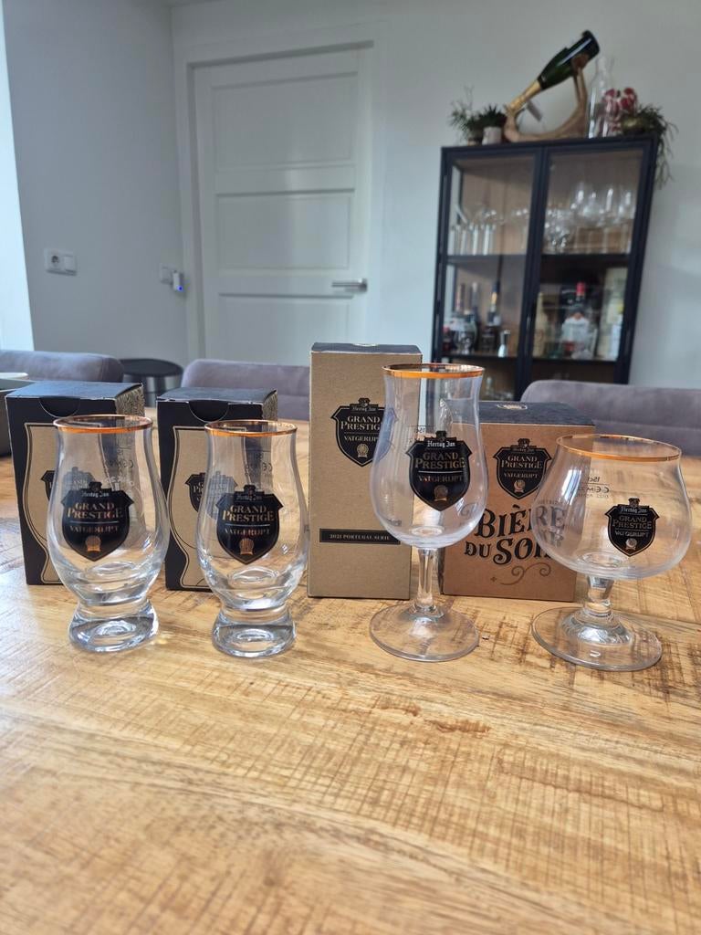 Hertog Jan Vatgerijpt Glazen - Diverse Editie, Ophalen of Verzenden, Nieuw, Bierglas