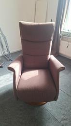 Prominent Relaxfauteuil - Comfortabel en Draaibaar, Huis en Inrichting, Stoelen, Ophalen, Gebruikt, Bruin, Modern, Comfort