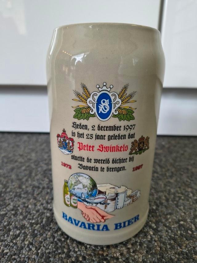 * Bavaria stenen pul 25 jubileum 1972 – 1997 Peter *, Verzamelen, Biermerken, Zo goed als nieuw, Pul(len), Bavaria, Ophalen of Verzenden
