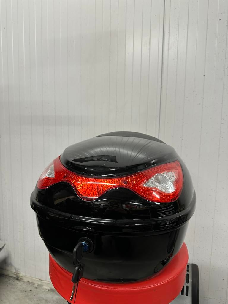 Scooter koffer met rugsteun compleet, Ophalen of Verzenden, Gebruikt, Overige typen, Overige merken